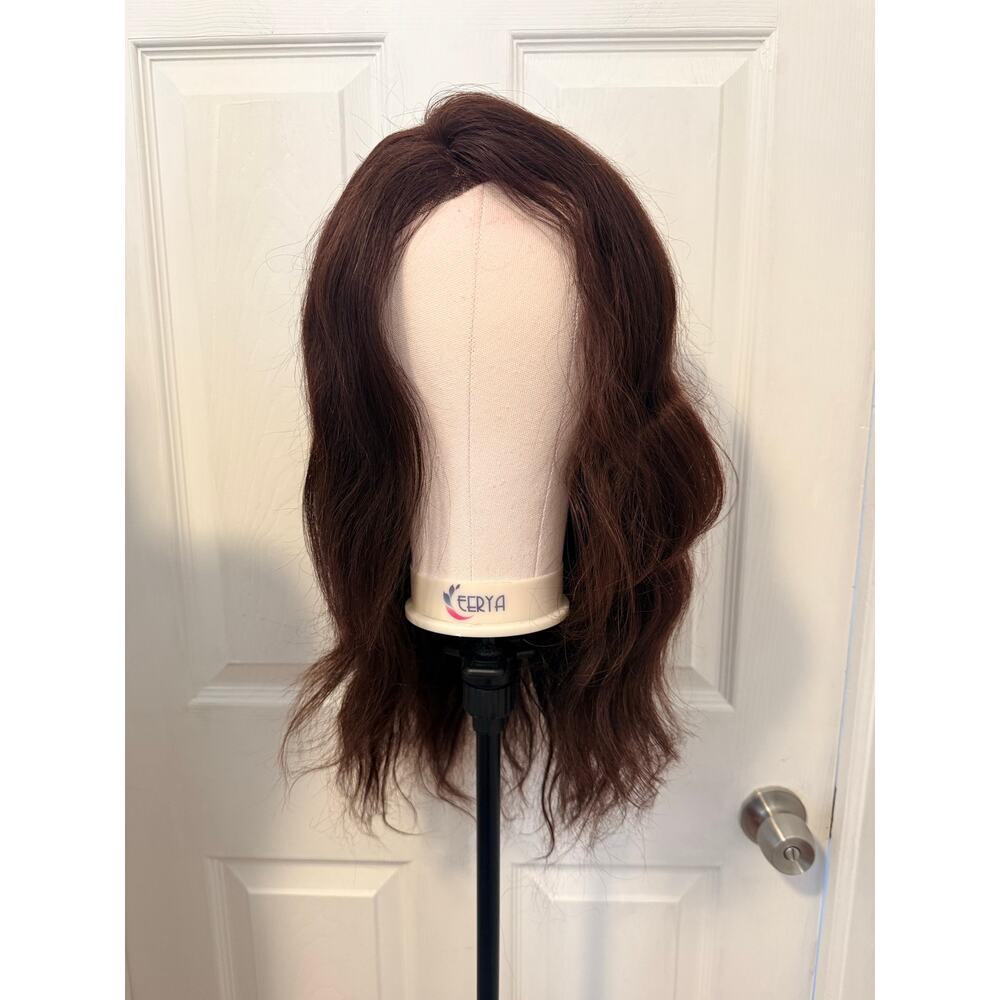 Wavy Light Brown Lace Front Wig